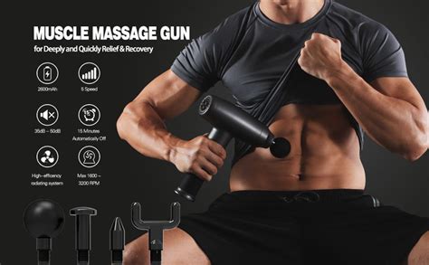 Massage Gun Deep Tissue Percussion Muscle Massage Gun For Therapy And Relaxation