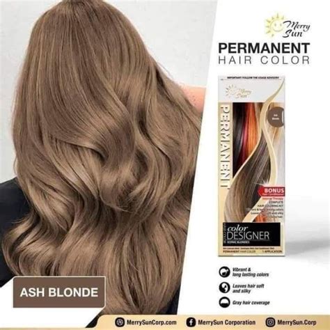 Ash Blonde Light Ash Blonde Permanent Hair Color More Colors Shopee Philippines