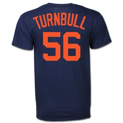 Turnbull 56 Detroit Tigers Road Wordmark T Shirt Vintage Detroit