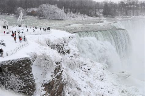 Ice Covered Niagara Falls A Spectacular Winter Attraction The