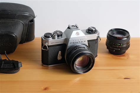 Pentax Spotmatic Spii Film Camera 50mm And 28mm Lenses Buy Online At