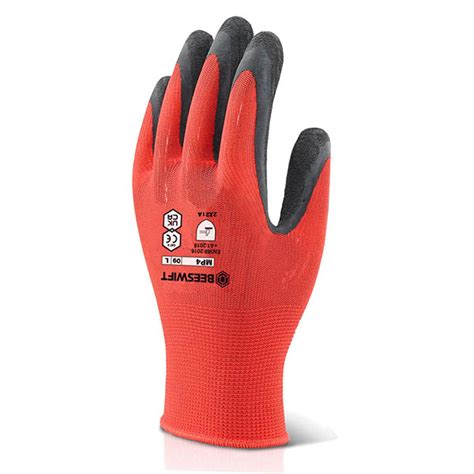 Es1 Latex Coated Polyester Glove