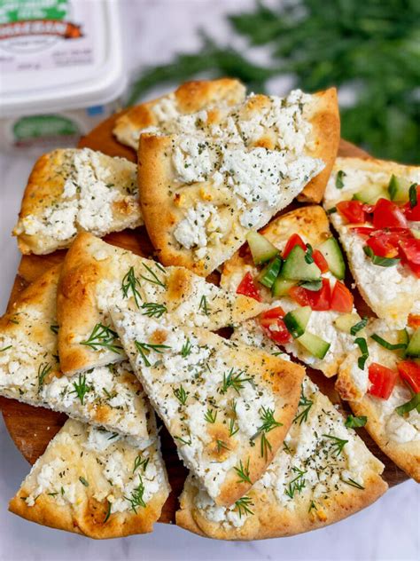 Quick And Easy Feta Flatbread Appetizers Three Styles