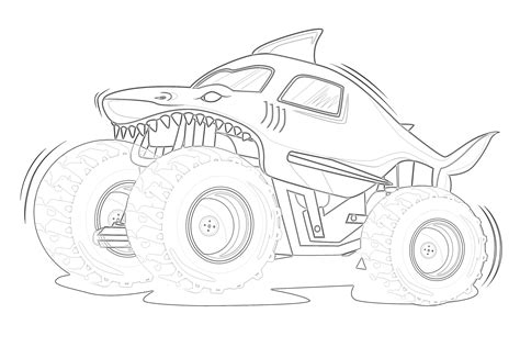 Monster Truck Coloring Pages Shark Coloring Pages Paw Patrol Coloring The Best Porn Website