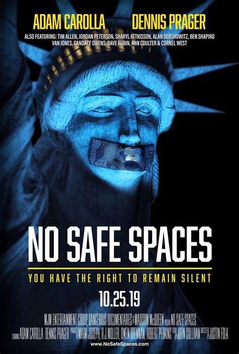 By saturday, just eight days after its full release, no safe spaces had an overwhelming 45 percentage point discrepancy. No Safe Spaces is in Theaters October 25th! - Dangerous ...