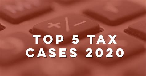 View federal tax rate schedules and get resources to learn more about how tax brackets. Top 5 Tax Cases in Malaysia for 2020