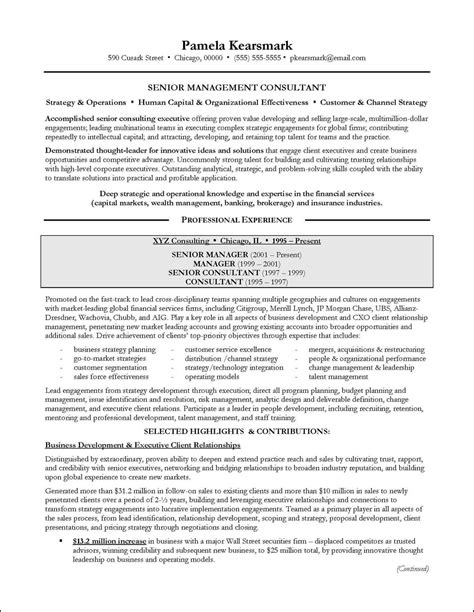 Resume Sample Strategy Consultant Ibm Strategy Consultant Resume