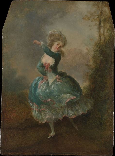 Jean Frédéric Schall French 17521825 Dancer C1778 1788 Oil On
