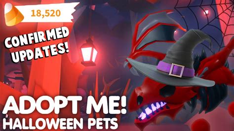 New Confirmed Halloween Pets Update Adopt Me Evil Shadow Dragon