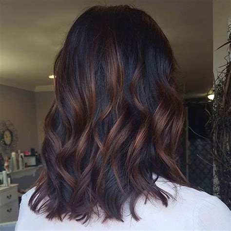 Black hair with brown highlights guys. 23 Different Ways to Rock Dark Brown Hair with Highlights ...