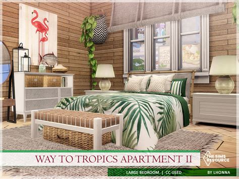 The Sims Resource Way To Tropics Apartment Bedroom