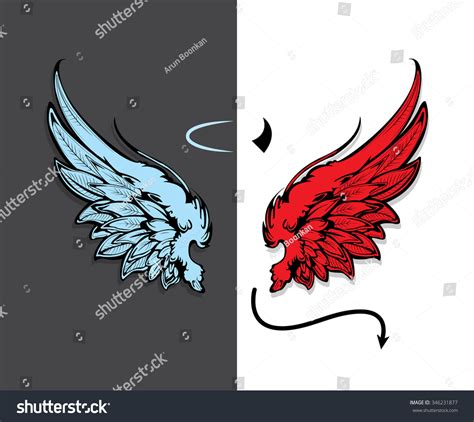 12426 Angel Devil Wings Images Stock Photos And Vectors Shutterstock