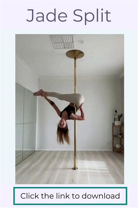 Pole Trick Tutorial Jade Split Video Video In 2021 Pole Fitness