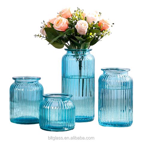For Flower Home Decoration Vase Glass Vases In Bulk Factory Wholesale