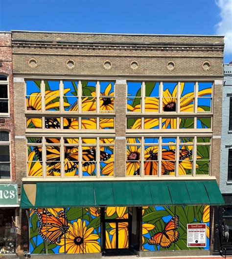 Window Murals Showcase Downtown Property Available For Redevelopment
