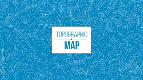 Creative Vector Illustration Of Topographic Map Art Design Contour Background Abstract Concept
