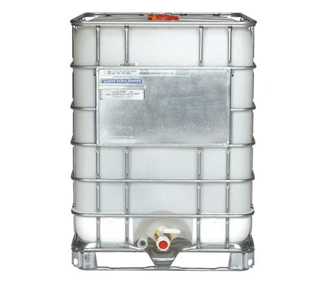 Approved Vendor Tanque De Almacenamiento De Líquidos Ibc Con Capacidad De 330 Gal Color Blanco