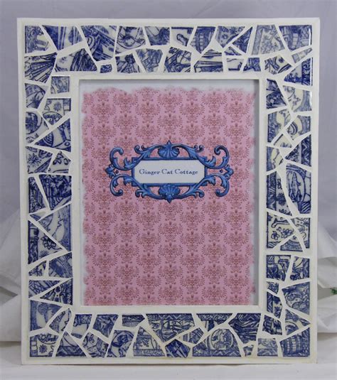 Picture frame ideas to uniquely display your favorite photos at home. Craft Central: Making a Picture Frame out of Broken Ceramics