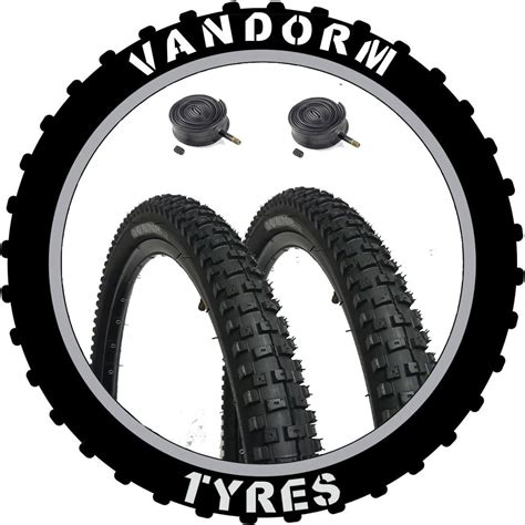 Vandorm 26 X 230 Dh Mtb Mountain Bike Tyres And Schrader Tubes Pair