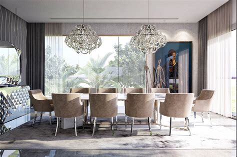 25 Fabulous Luxury Dining Room Design Ideas