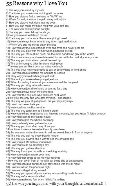 1000 Reasons Why I Love You Saulkruwabbott