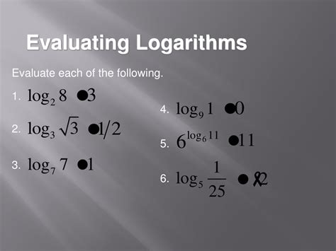 Ppt Logarithms Powerpoint Presentation Free Download Id9521755