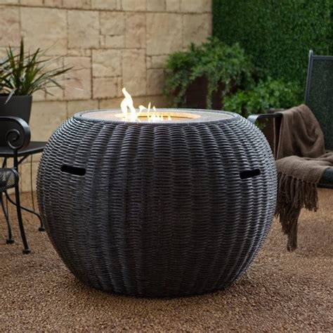 Propane Fire Pit Modern And Attractive Element Of The Exterior