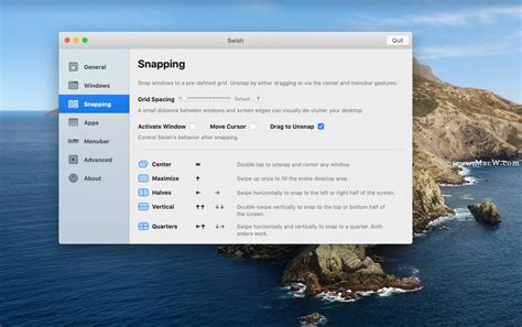 Swish mac破解版-Swish for Mac(MacBook触控板窗口管理)- macw下载站