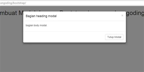 Cara Menggunakan Bootstrap Modal Not Working