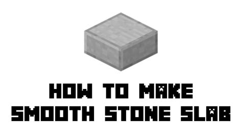 Tired of that boring cobblestone aesthetic? How to make smooth stone slabs in minecraft ...
