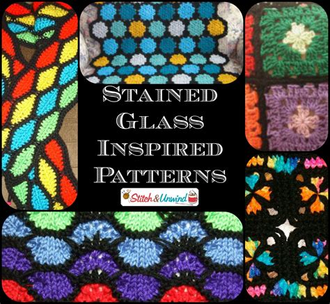 Stained Glass Inspired Patterns Stitch And Unwind Crochet Afghan