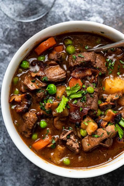 The Dutch Oven Beef Stew With Red Wine Youll Crave Garlic And Zest