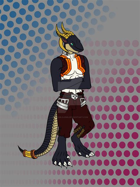 Dragon Fursona Flat Colors By Ocean Djinn On Deviantart