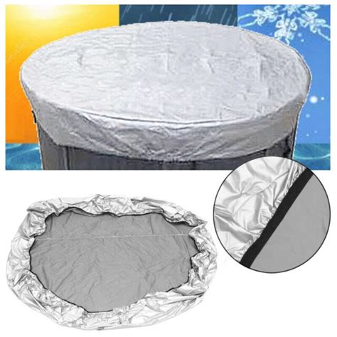 1 Pc Hot Tub Cover Round Anti Uv Protector Spa Cover Weather Waterproof