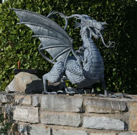 Phoenix Forge Dragon Sculpture Hand Made Buy British Dragon Garden