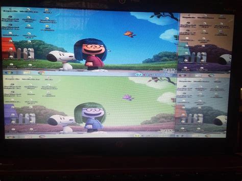 There is a shortcut to split windows that are really useful. Split screen problem! Please help (for HP Pavilion g4 - Windows 7) : techsupport