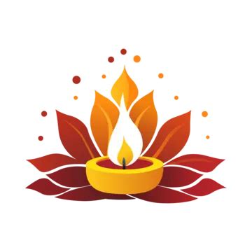 Hindu Festival Diwali Background Deepak Lamp Religion Vector Deepak