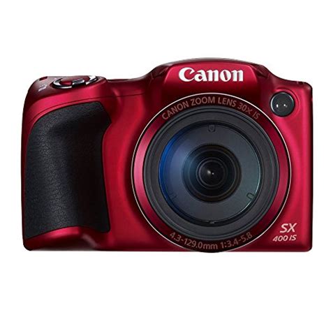 Canon Powershot Sx400 Is 16mp Digital Camera Red With 720p Hd Video