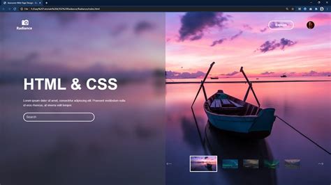 How To Make A Website With Dynamic Images Using Html Css Javascript