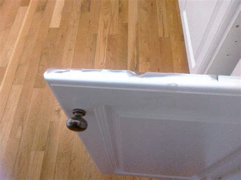 Thanks for sharing at merry monday. Peeling White Thermafoil Cabinet Door and Drawer Front ...