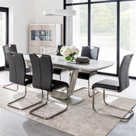 Ultimate Grey 160cm Extending Dining Table