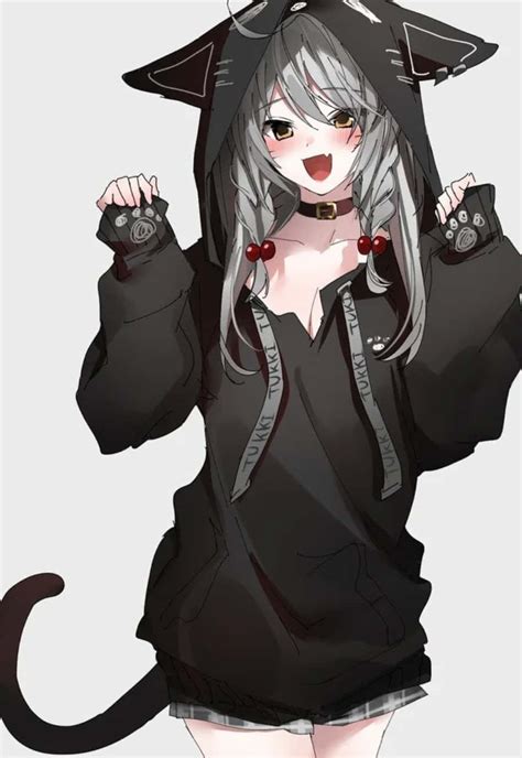 Download A Coolandstylish Anime Girl Rocking A Cute Hoodie