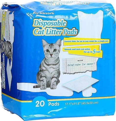 All Absorb Disposable Cat Litter Pads 20 Count