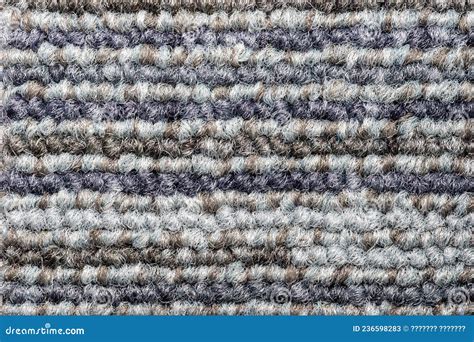 Seamless Close Up Of Monochrome Grey Carpet Texture Background From