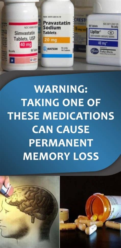 Warning Taking One Of These Medications Can Cause Permanent Memory