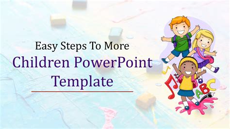 Children Powerpoint Template For Play School Slideegg