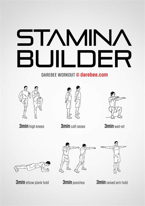Stamina Builder Workout Stamina Workout Boxing Training Workout