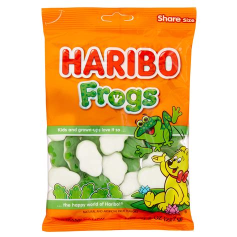 Haribo Frogs Gummi Candies 8 Oz