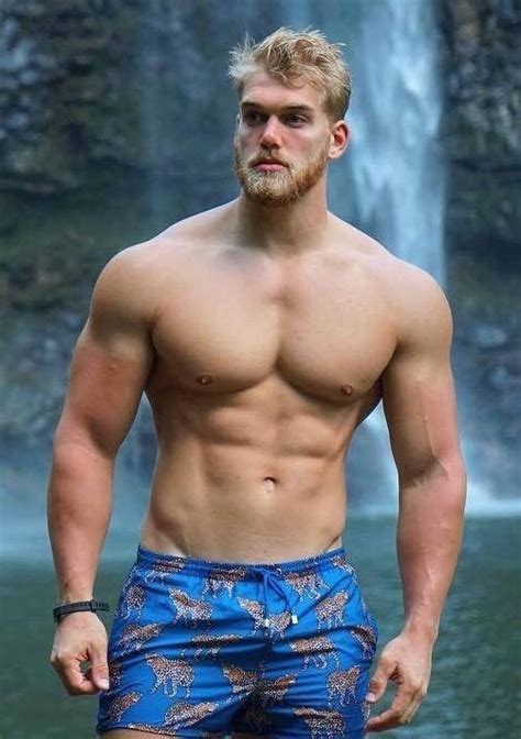 muscles hot guys beefy men blonde guys raining men shirtless men sport man man swimming
