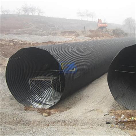 Corrugated Culvert Pipe Made From Hot Galvanzied Steel